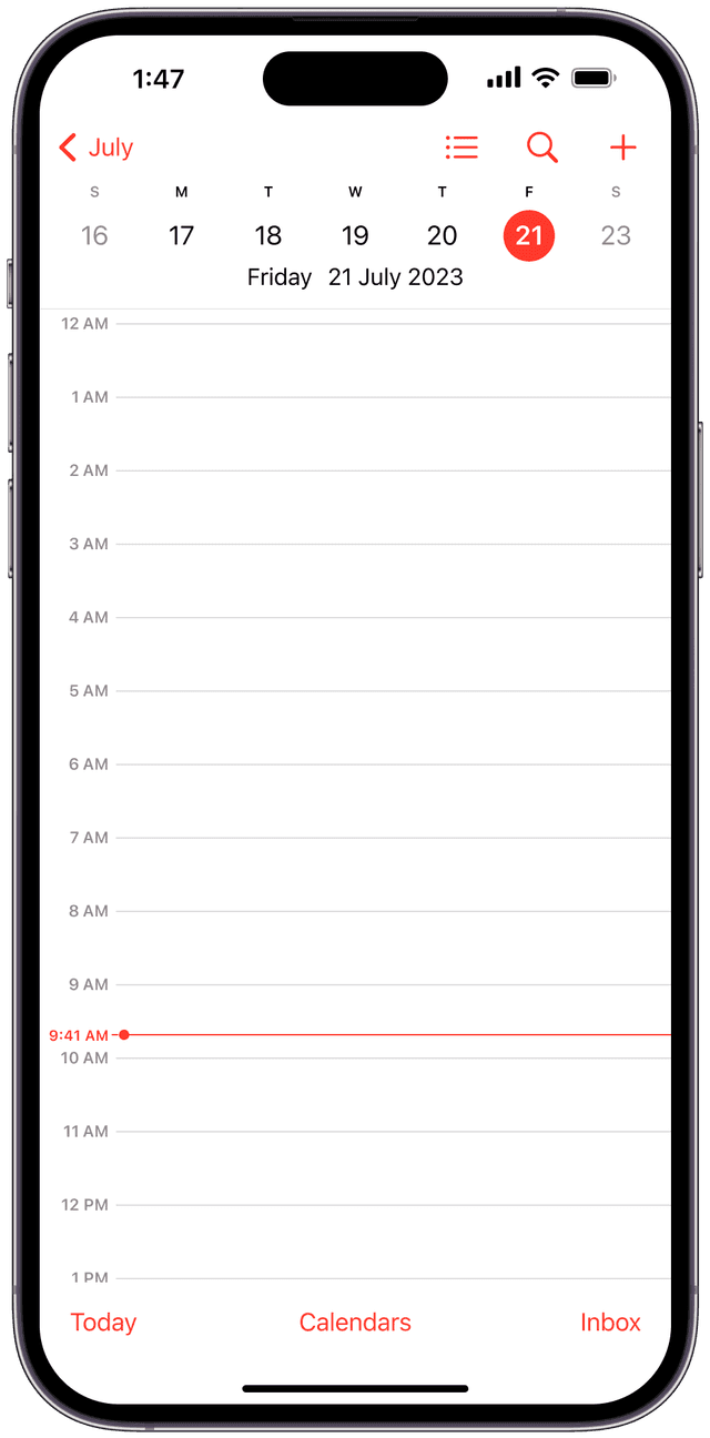 App screenshot