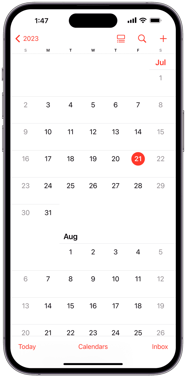 App screenshot