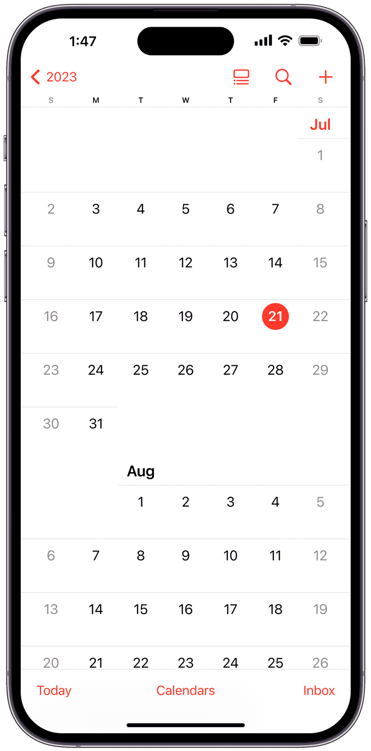 App screenshot