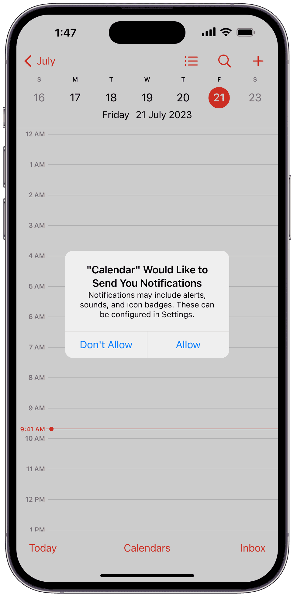 App screenshot